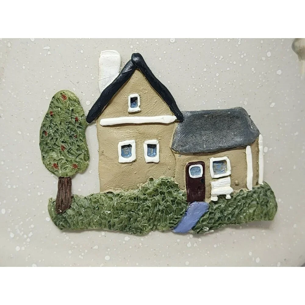Bless Us All CMI Henton Ceramic Candle Holder‎ Shade Star Cutouts Cottage Design